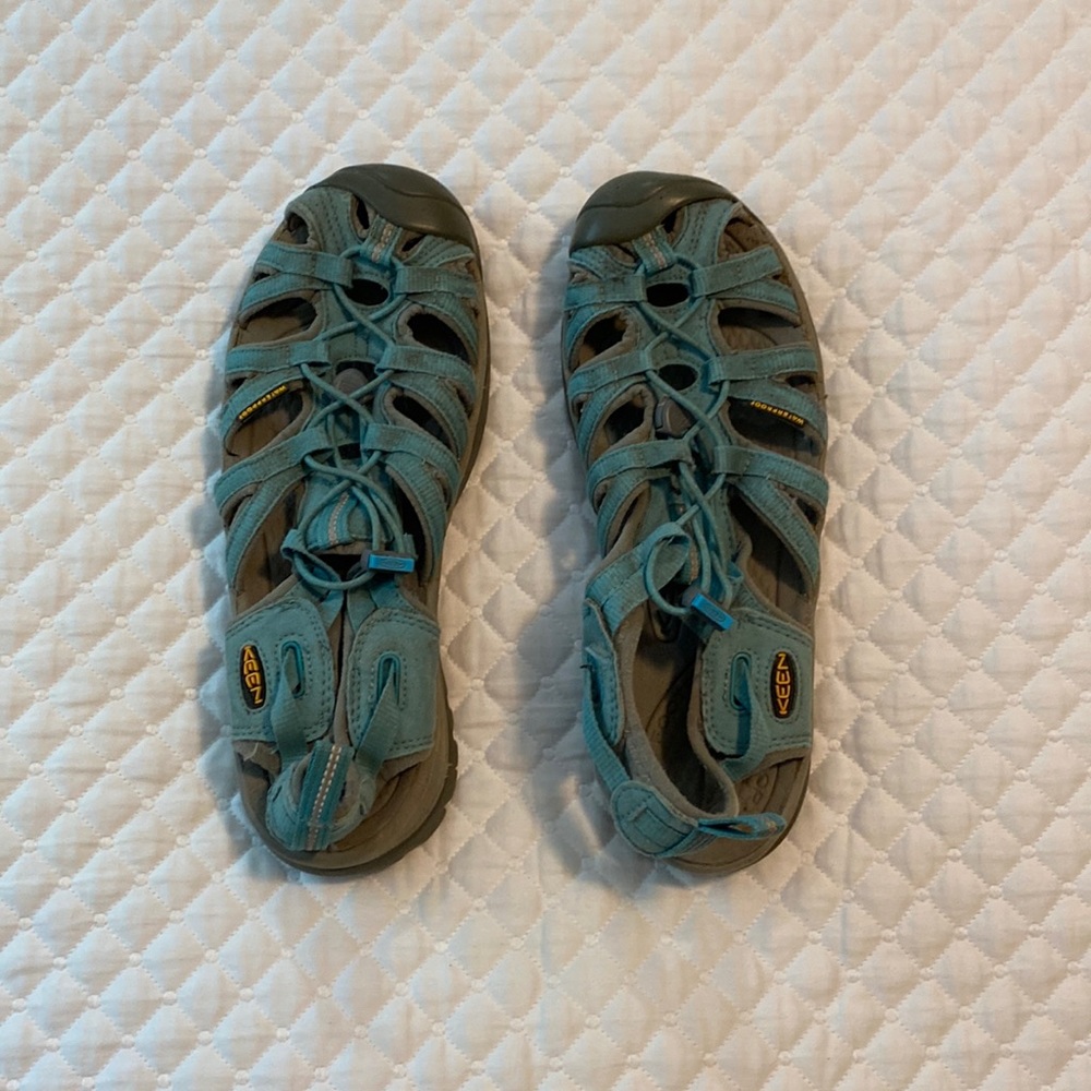 Womens Teal Keen Sandal Size 10